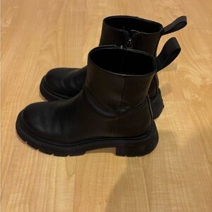 Zara Genuine Leather Boots